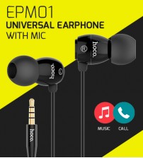 HOCO EPM01 Universal Earphone With Mic / Play Music & Take Calls For Android & iOS
